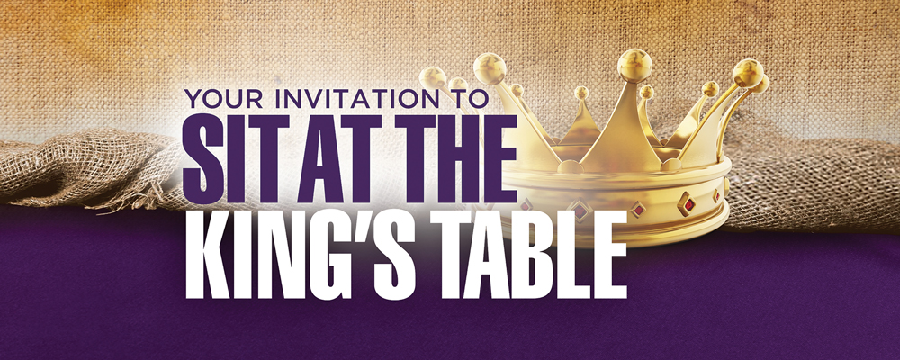 Invitation to sit at the king's table