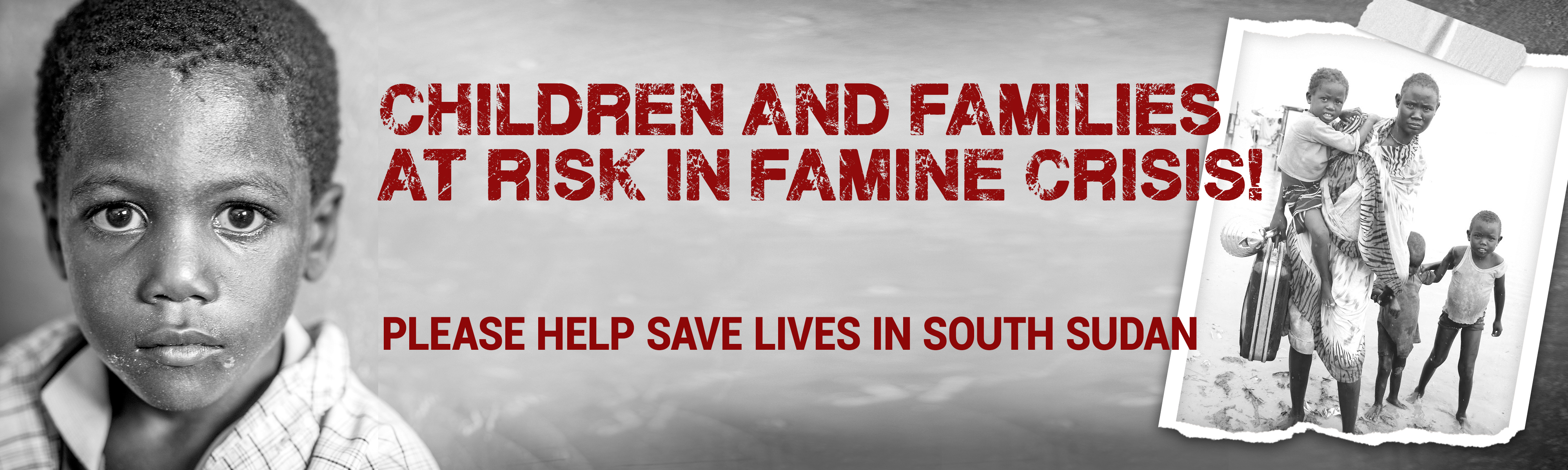 Children and Families at Risk in Famine Crisis! Please Help Save Lives in South Sudan