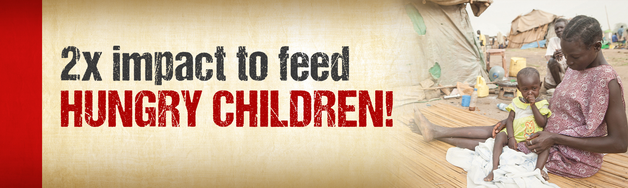 2x Impact to Feed Hungry Children!